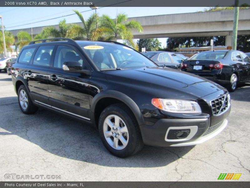 Black / Anthracite Black 2008 Volvo XC70 AWD