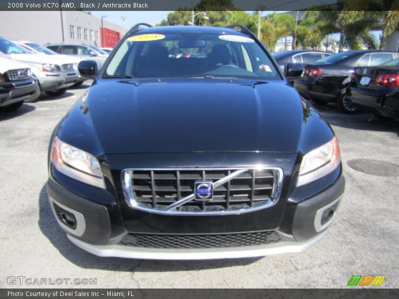 Black / Anthracite Black 2008 Volvo XC70 AWD