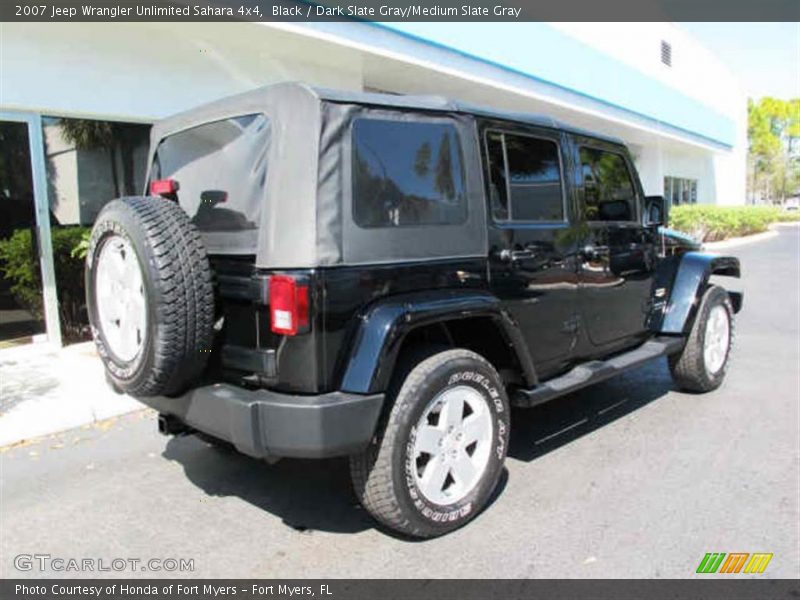 Black / Dark Slate Gray/Medium Slate Gray 2007 Jeep Wrangler Unlimited Sahara 4x4
