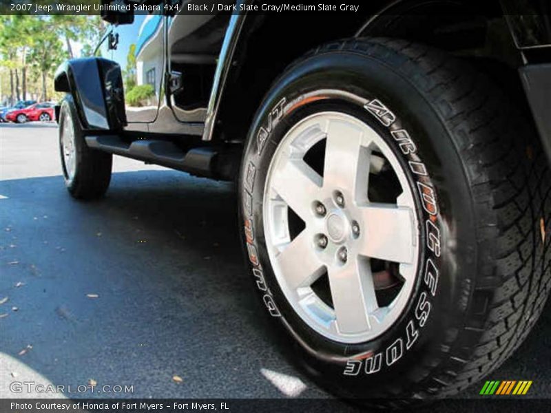 Black / Dark Slate Gray/Medium Slate Gray 2007 Jeep Wrangler Unlimited Sahara 4x4