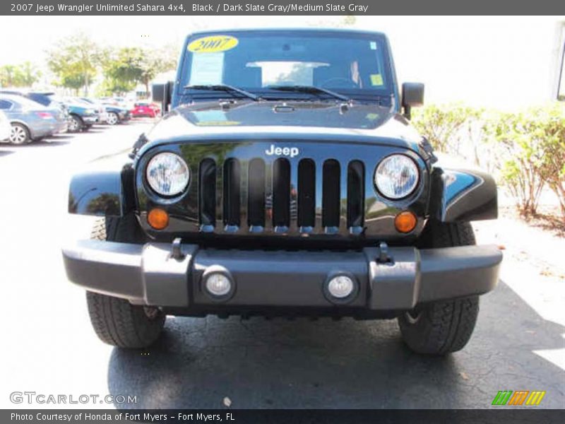 Black / Dark Slate Gray/Medium Slate Gray 2007 Jeep Wrangler Unlimited Sahara 4x4
