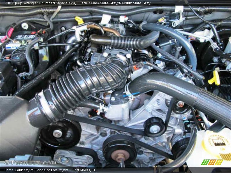 Black / Dark Slate Gray/Medium Slate Gray 2007 Jeep Wrangler Unlimited Sahara 4x4