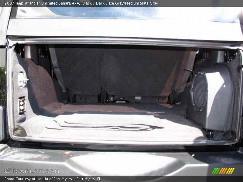 Black / Dark Slate Gray/Medium Slate Gray 2007 Jeep Wrangler Unlimited Sahara 4x4