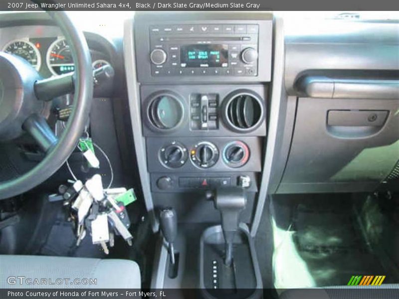 Black / Dark Slate Gray/Medium Slate Gray 2007 Jeep Wrangler Unlimited Sahara 4x4