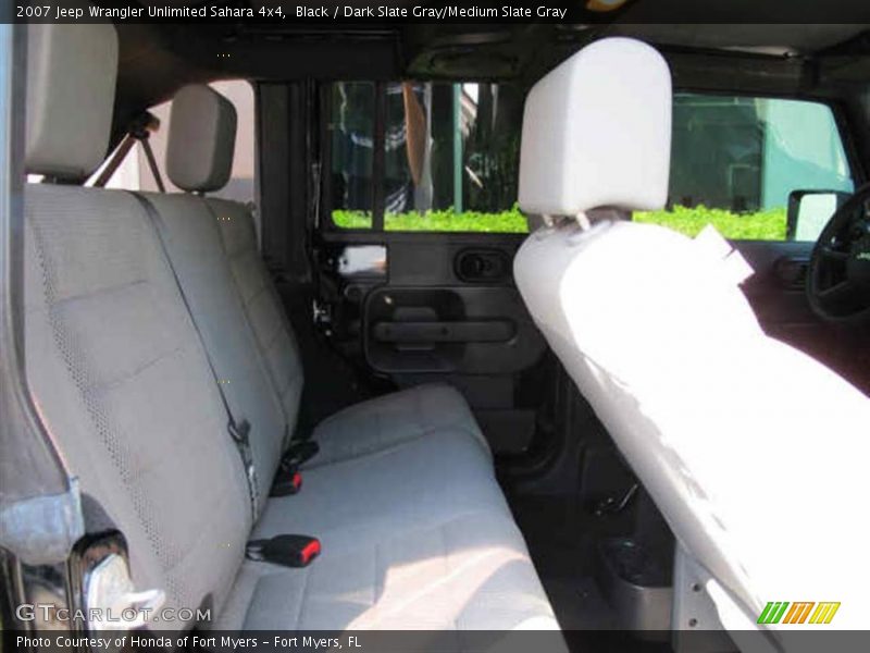 Black / Dark Slate Gray/Medium Slate Gray 2007 Jeep Wrangler Unlimited Sahara 4x4