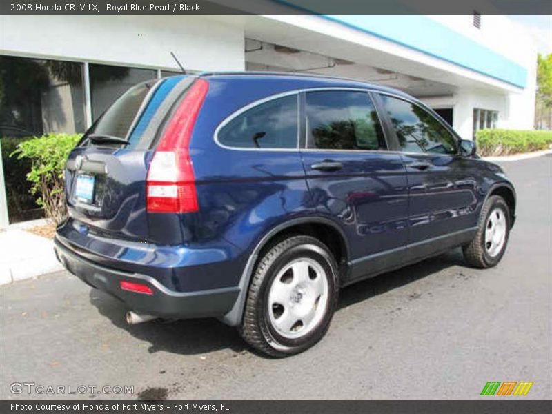 Royal Blue Pearl / Black 2008 Honda CR-V LX