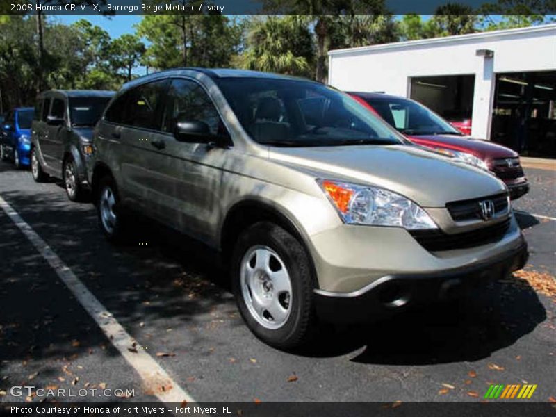 Borrego Beige Metallic / Ivory 2008 Honda CR-V LX