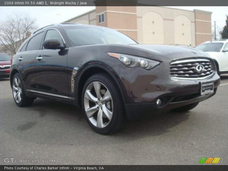 Midnight Mocha / Java 2009 Infiniti FX 50 AWD S