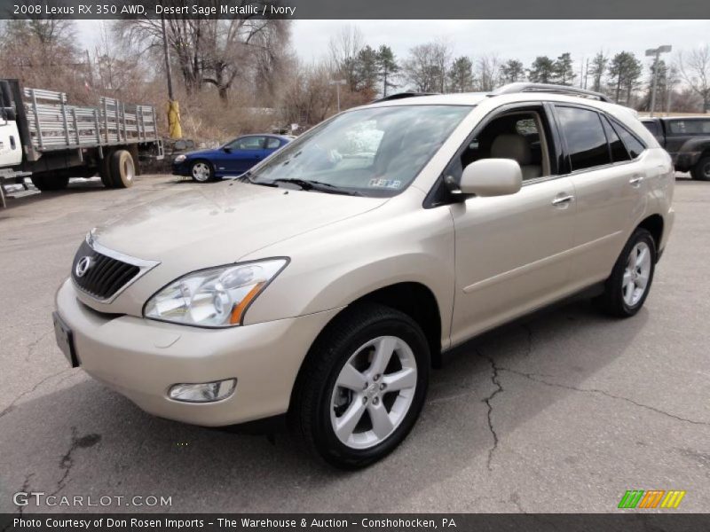 Desert Sage Metallic / Ivory 2008 Lexus RX 350 AWD