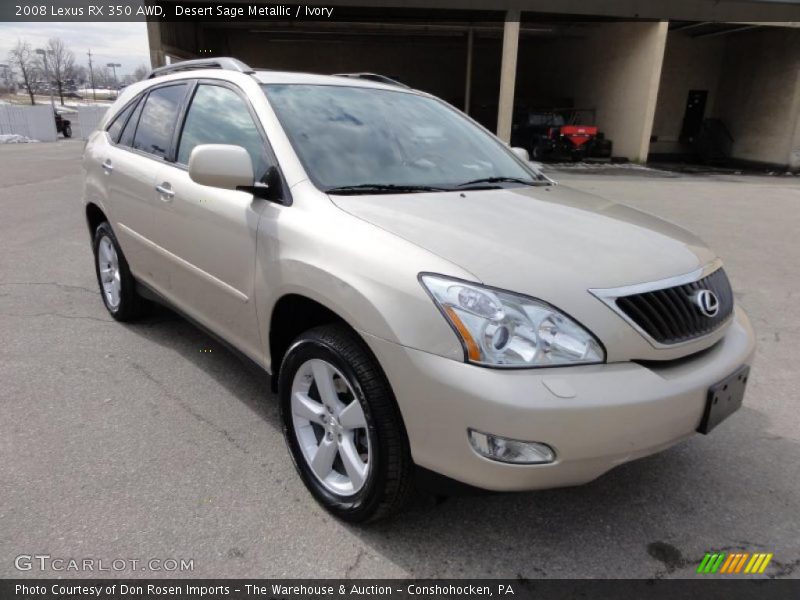 Desert Sage Metallic / Ivory 2008 Lexus RX 350 AWD