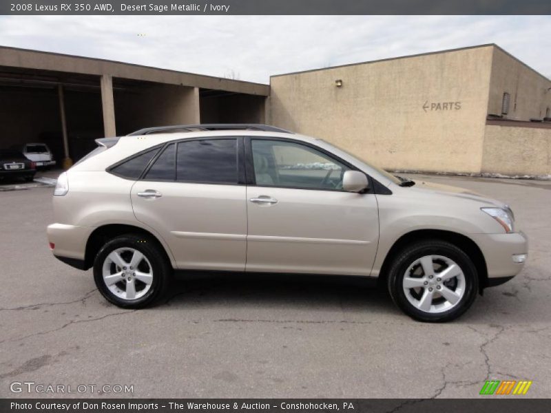 Desert Sage Metallic / Ivory 2008 Lexus RX 350 AWD