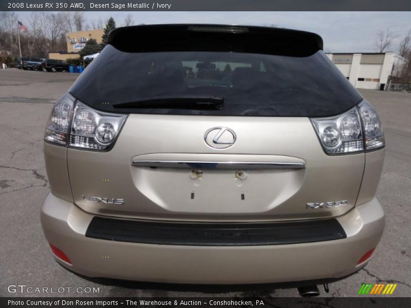 Desert Sage Metallic / Ivory 2008 Lexus RX 350 AWD