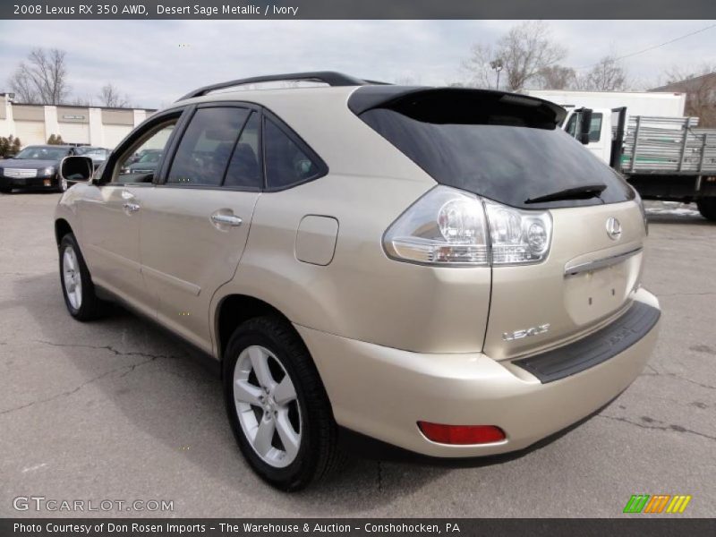 Desert Sage Metallic / Ivory 2008 Lexus RX 350 AWD