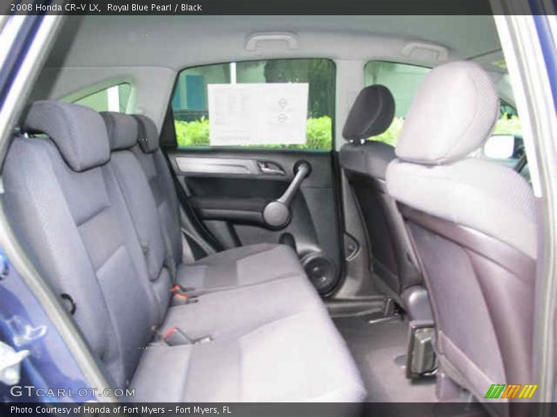 Royal Blue Pearl / Black 2008 Honda CR-V LX