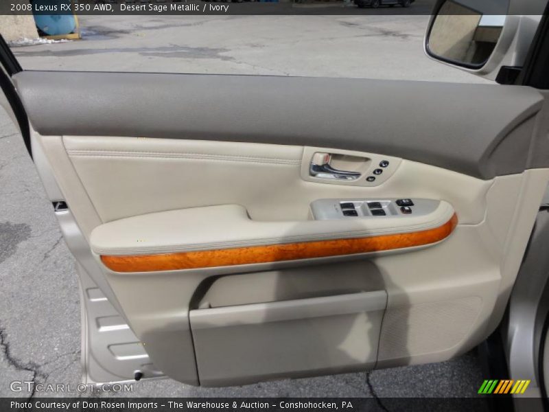 Desert Sage Metallic / Ivory 2008 Lexus RX 350 AWD