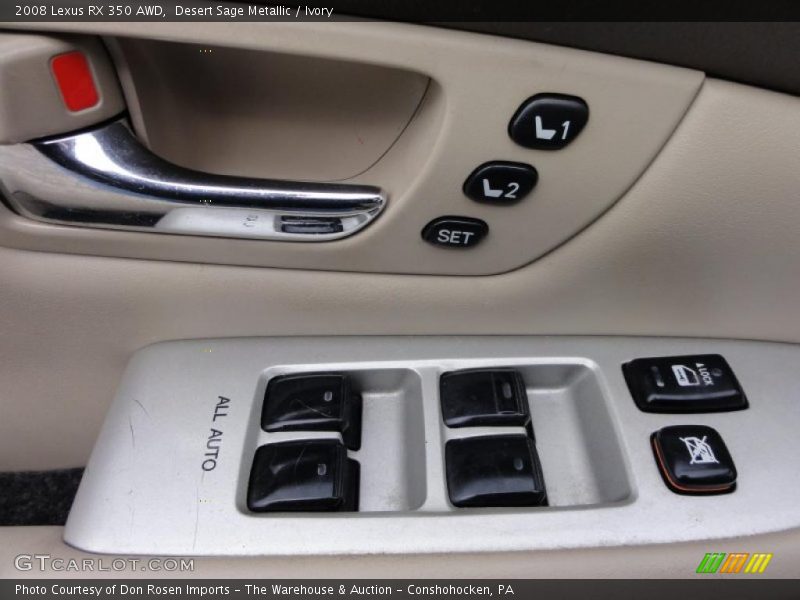 Desert Sage Metallic / Ivory 2008 Lexus RX 350 AWD