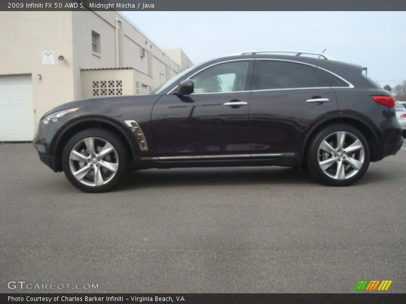 Midnight Mocha / Java 2009 Infiniti FX 50 AWD S