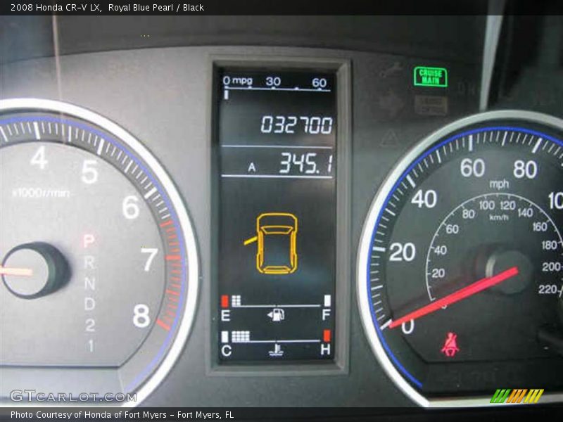 Royal Blue Pearl / Black 2008 Honda CR-V LX