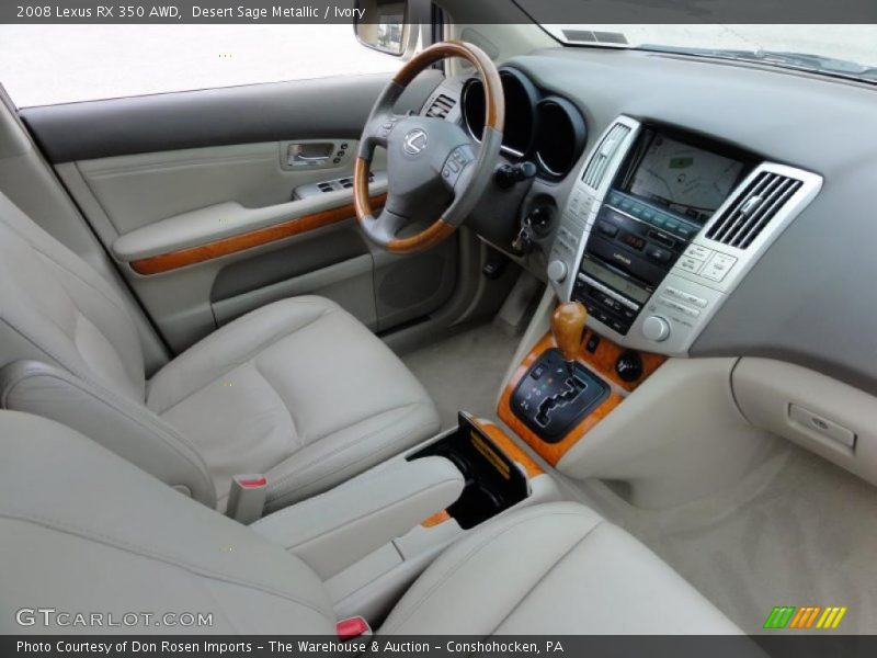 Desert Sage Metallic / Ivory 2008 Lexus RX 350 AWD