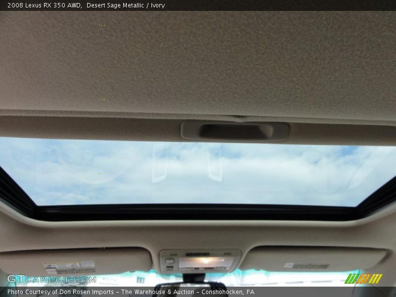 Desert Sage Metallic / Ivory 2008 Lexus RX 350 AWD