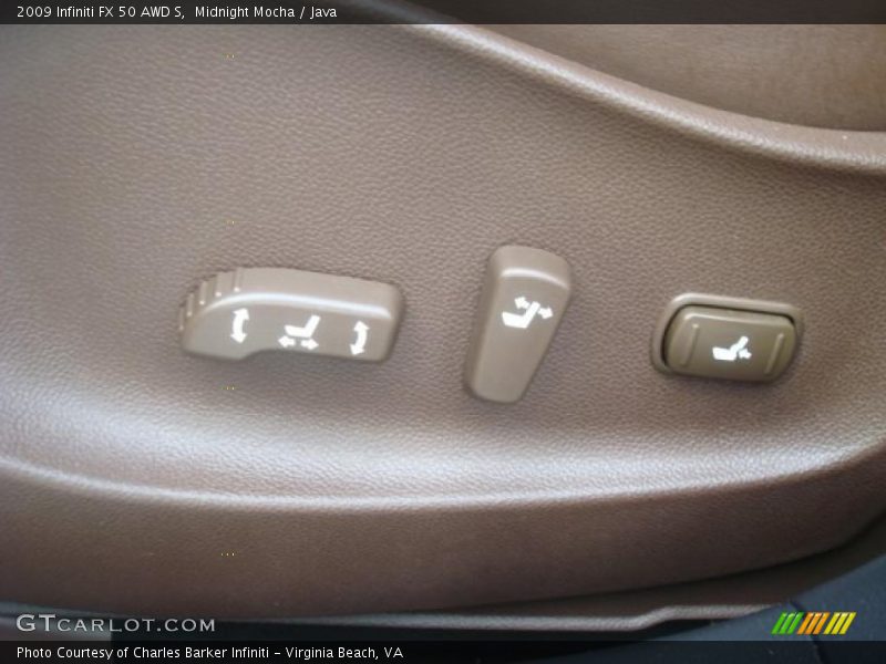 Controls of 2009 FX 50 AWD S