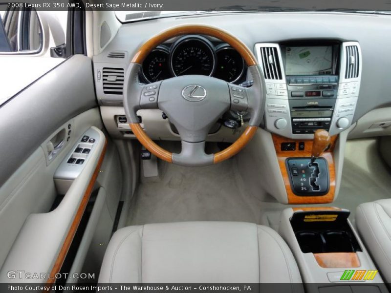 Desert Sage Metallic / Ivory 2008 Lexus RX 350 AWD