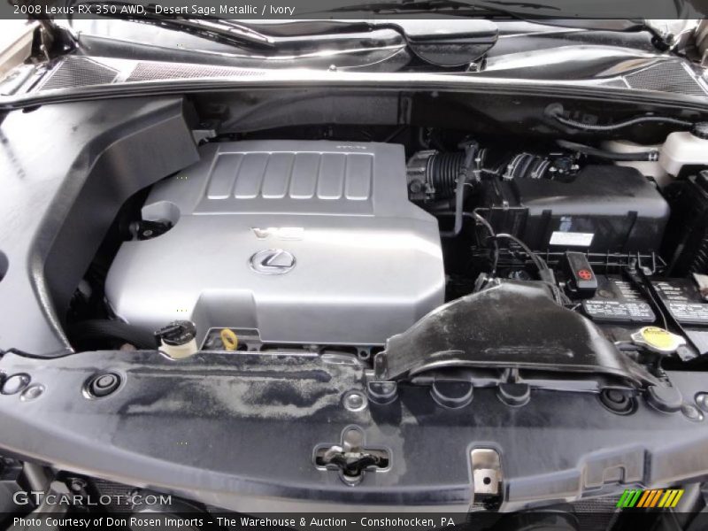 Desert Sage Metallic / Ivory 2008 Lexus RX 350 AWD