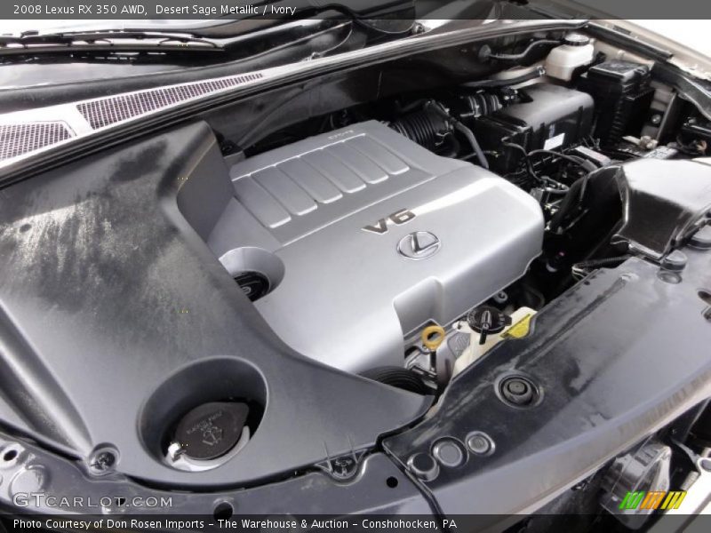 Desert Sage Metallic / Ivory 2008 Lexus RX 350 AWD