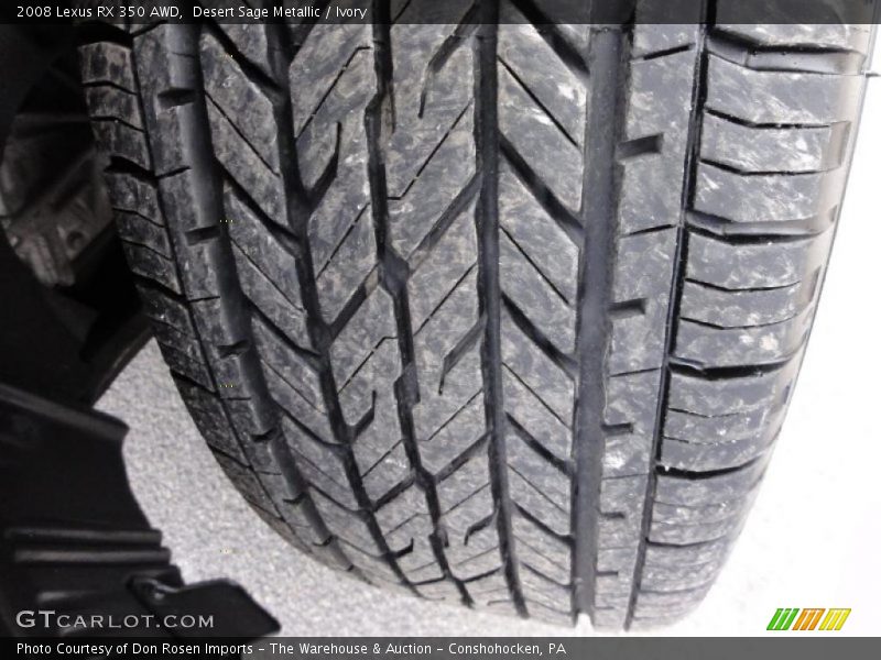 Desert Sage Metallic / Ivory 2008 Lexus RX 350 AWD