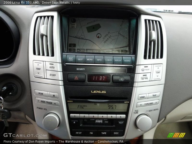 Desert Sage Metallic / Ivory 2008 Lexus RX 350 AWD