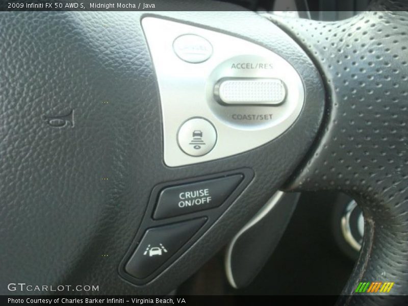 Controls of 2009 FX 50 AWD S
