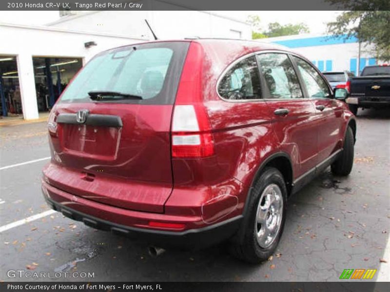 Tango Red Pearl / Gray 2010 Honda CR-V LX