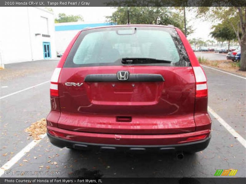 Tango Red Pearl / Gray 2010 Honda CR-V LX