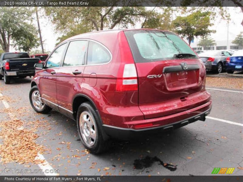 Tango Red Pearl / Gray 2010 Honda CR-V LX