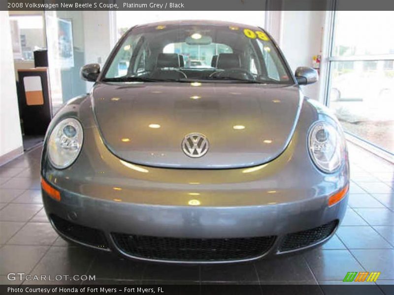 Platinum Grey / Black 2008 Volkswagen New Beetle S Coupe