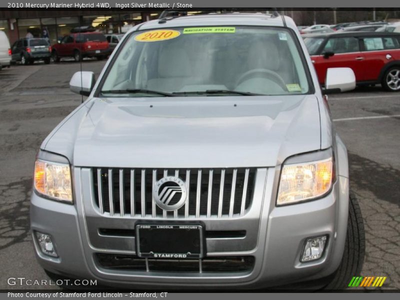 Ingot Silver Metallic / Stone 2010 Mercury Mariner Hybrid 4WD