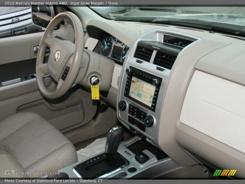 Ingot Silver Metallic / Stone 2010 Mercury Mariner Hybrid 4WD