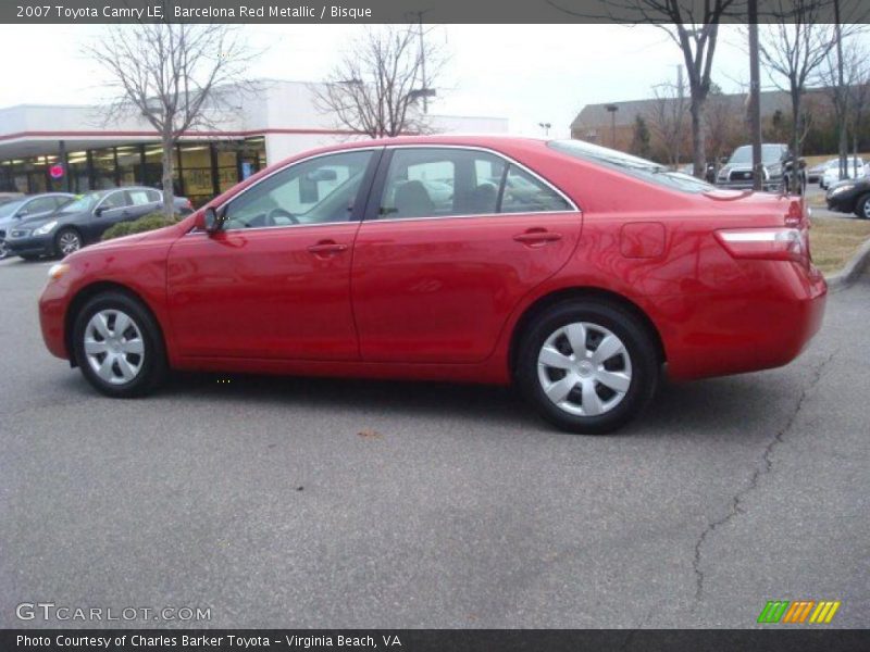 Barcelona Red Metallic / Bisque 2007 Toyota Camry LE