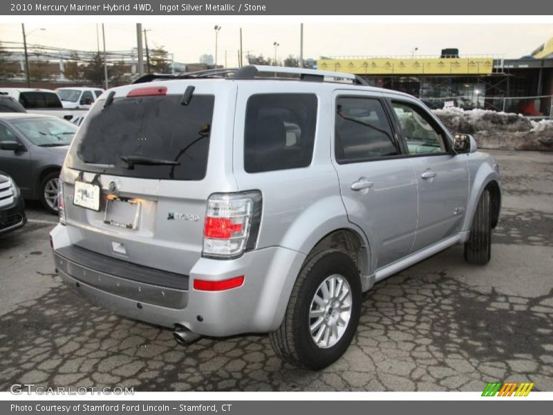 Ingot Silver Metallic / Stone 2010 Mercury Mariner Hybrid 4WD