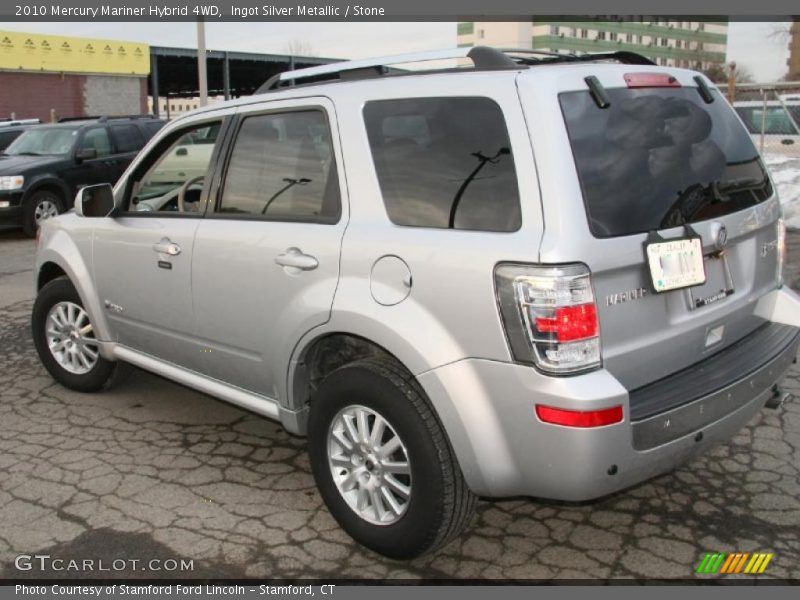 Ingot Silver Metallic / Stone 2010 Mercury Mariner Hybrid 4WD