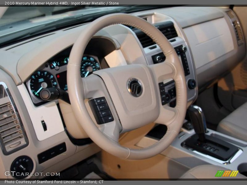 Ingot Silver Metallic / Stone 2010 Mercury Mariner Hybrid 4WD