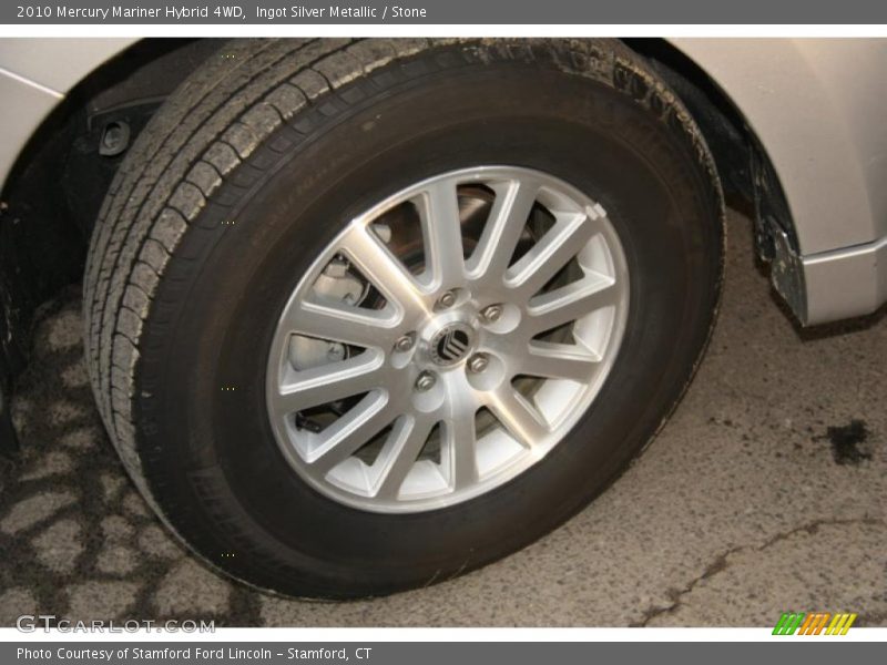 Ingot Silver Metallic / Stone 2010 Mercury Mariner Hybrid 4WD