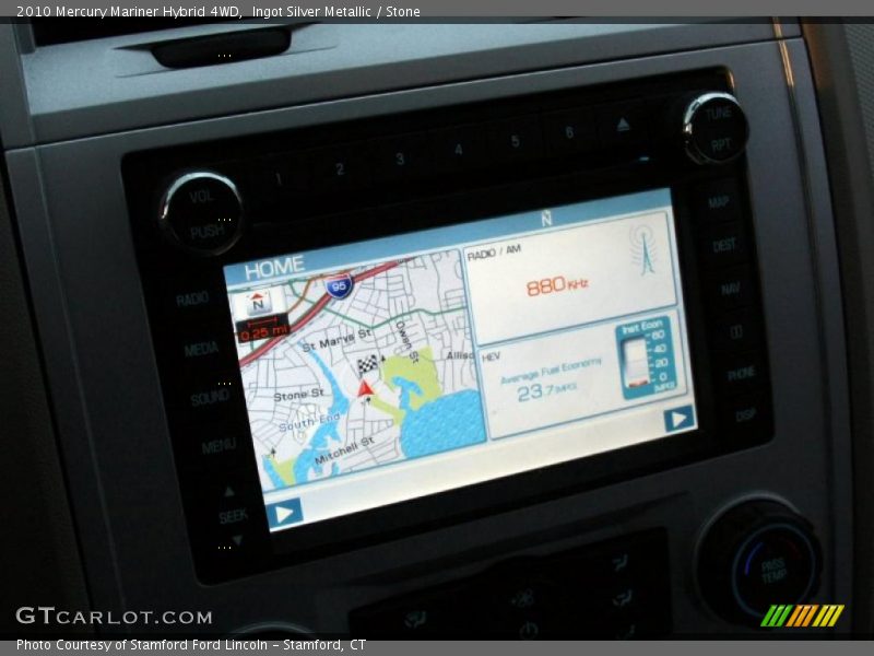 Ingot Silver Metallic / Stone 2010 Mercury Mariner Hybrid 4WD