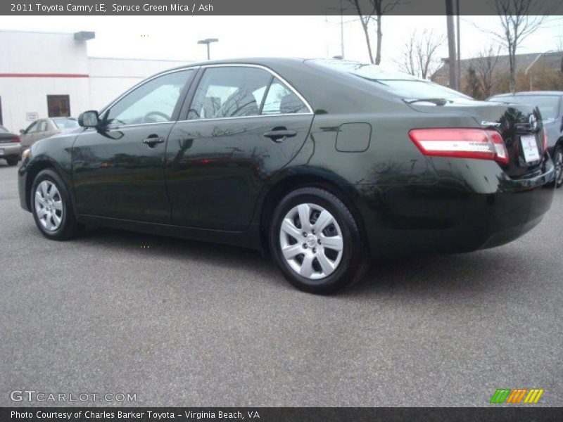 Spruce Green Mica / Ash 2011 Toyota Camry LE