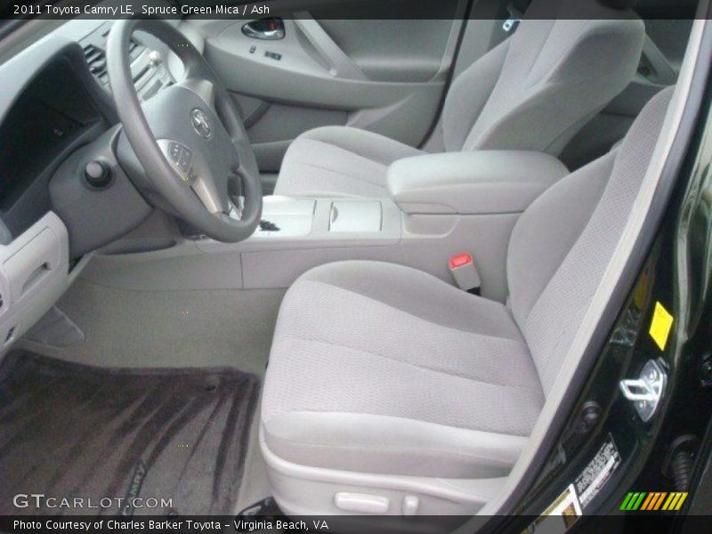Spruce Green Mica / Ash 2011 Toyota Camry LE