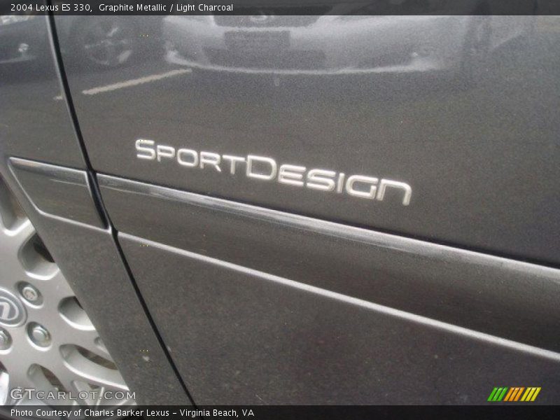 Graphite Metallic / Light Charcoal 2004 Lexus ES 330