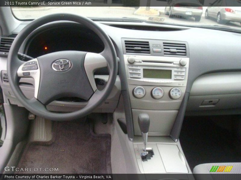 Spruce Green Mica / Ash 2011 Toyota Camry LE