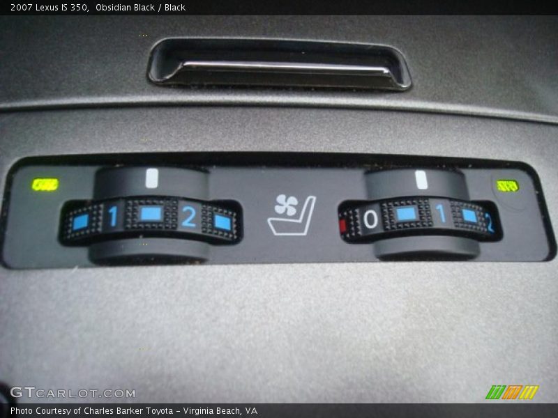 Obsidian Black / Black 2007 Lexus IS 350