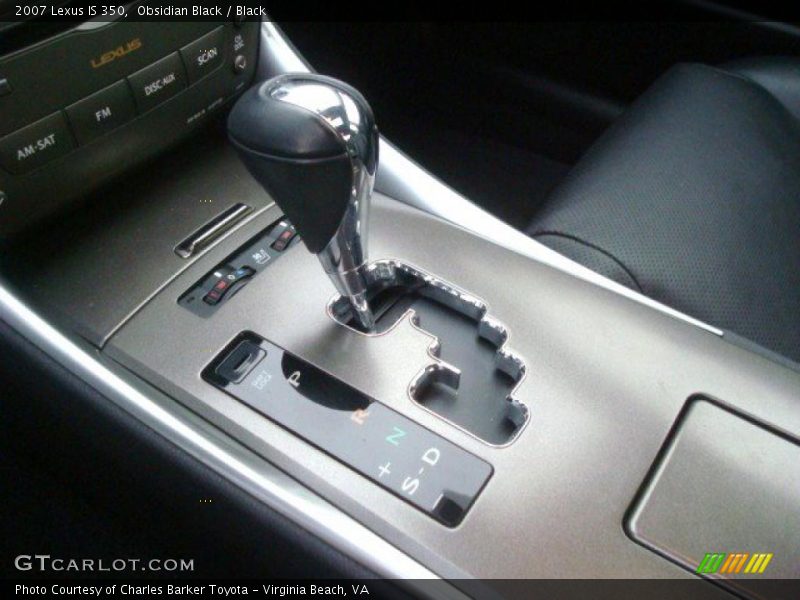 Obsidian Black / Black 2007 Lexus IS 350