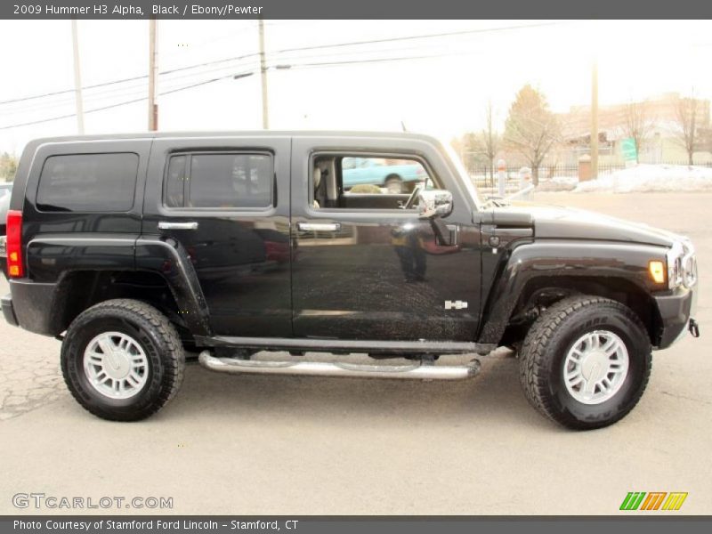 Black / Ebony/Pewter 2009 Hummer H3 Alpha